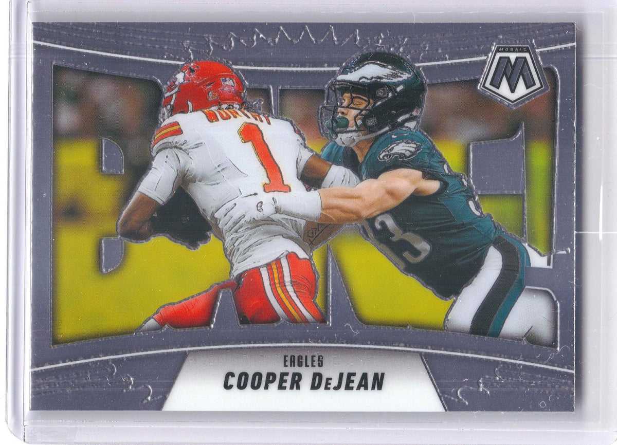 2025 Panini Mosaic #9 Cooper DeJean Bang! Philadelphia Eagles