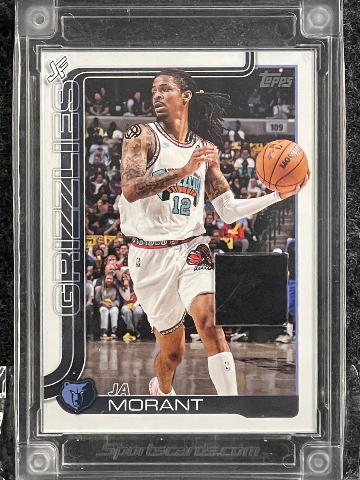 2025-26 Topps #182 Ja Morant Jersey Fusion Player Worn