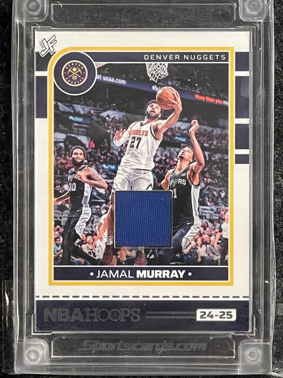 2024-25 Hoops #55 Jamal Murray Jersey Fusion Player Worn