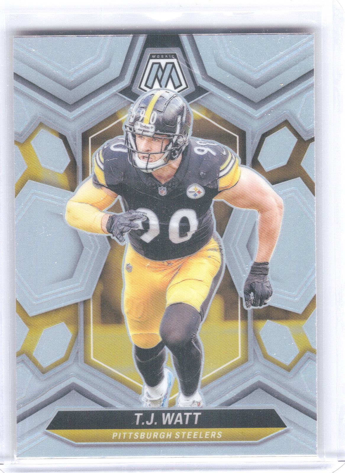 T.J. Watt Pittsburgh Steelers 2024 Panini Mosaic - Silver #188