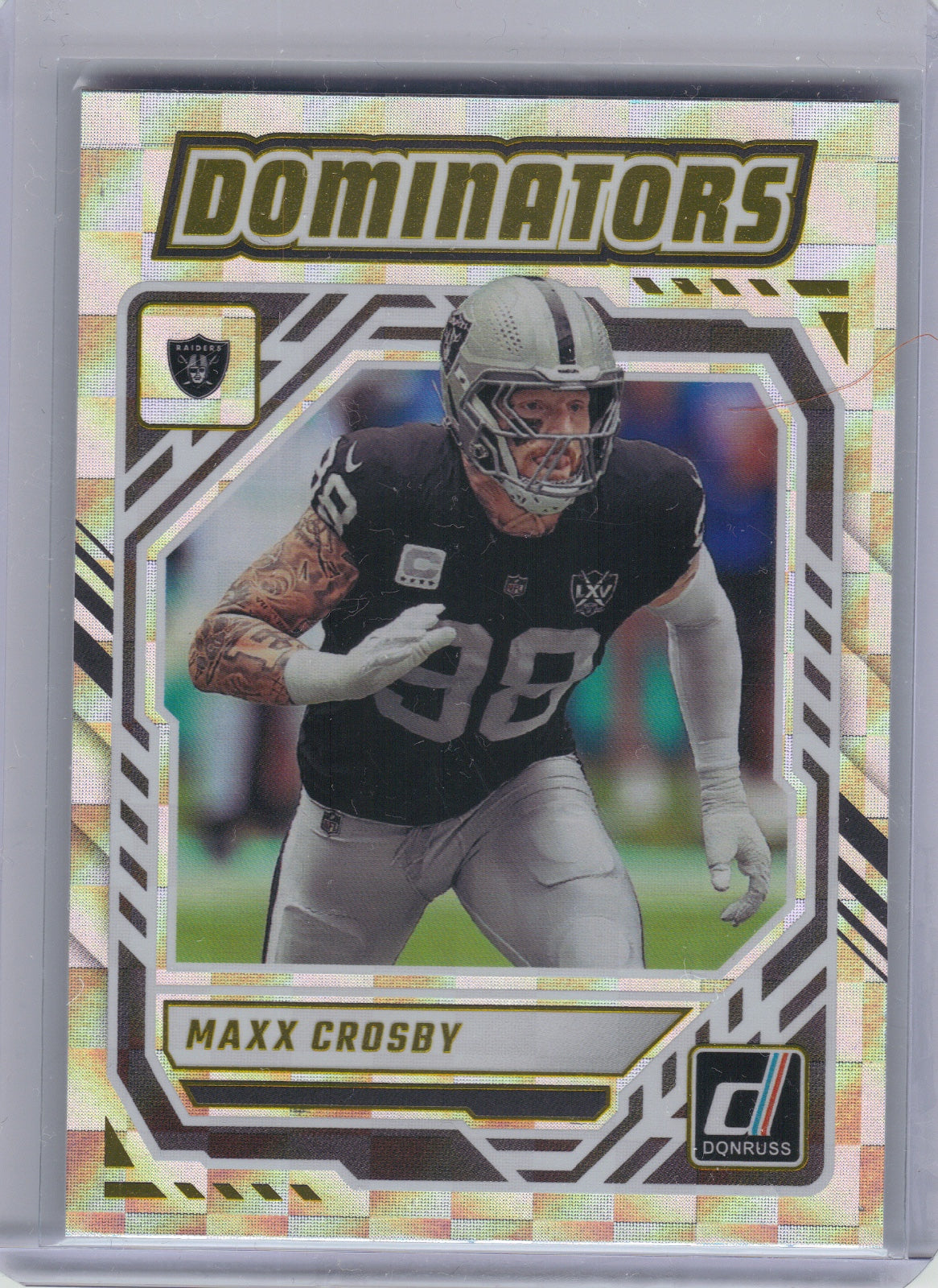Maxx Crosby Las Vegas Raiders 2025 Donruss - Dominators #DOM-MCY