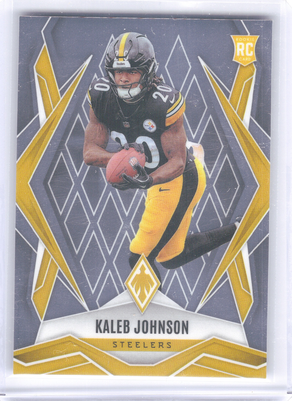 Kaleb Johnson Pittsburgh Steelers 2025 Panini Phoenix #182 RC