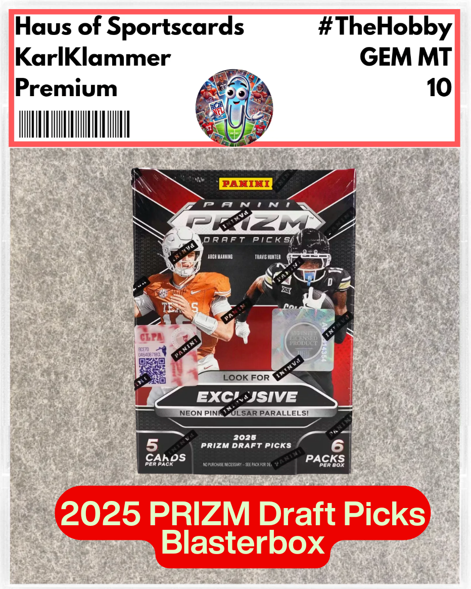 2025 Panini Prizm Draft Picks Collegiate Football Hobby Blaster Box