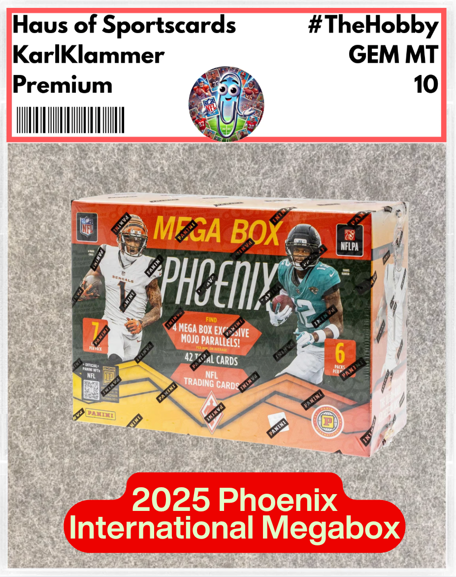 2025 Panini Phoenix Football Hobby International Megabox