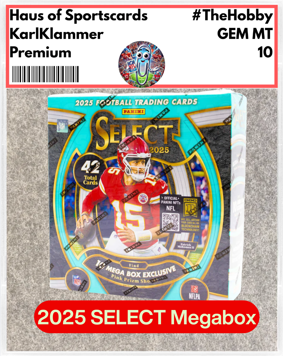 2025 Panini Select Football Megabox Pink Shock