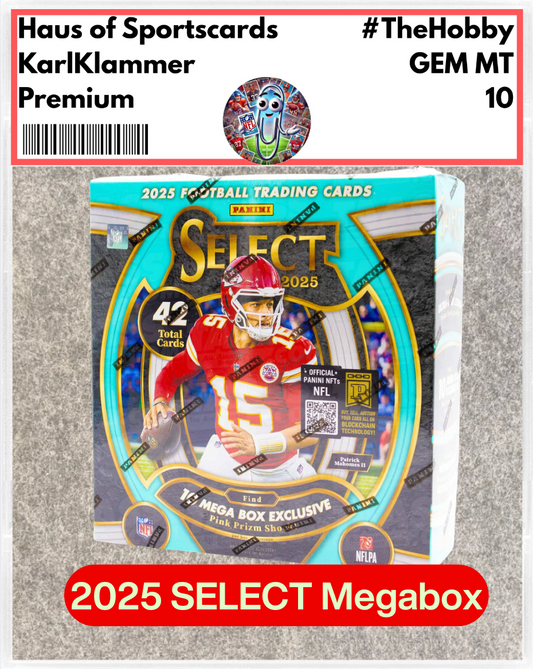 2025 Panini Select Football Megabox Pink Shock