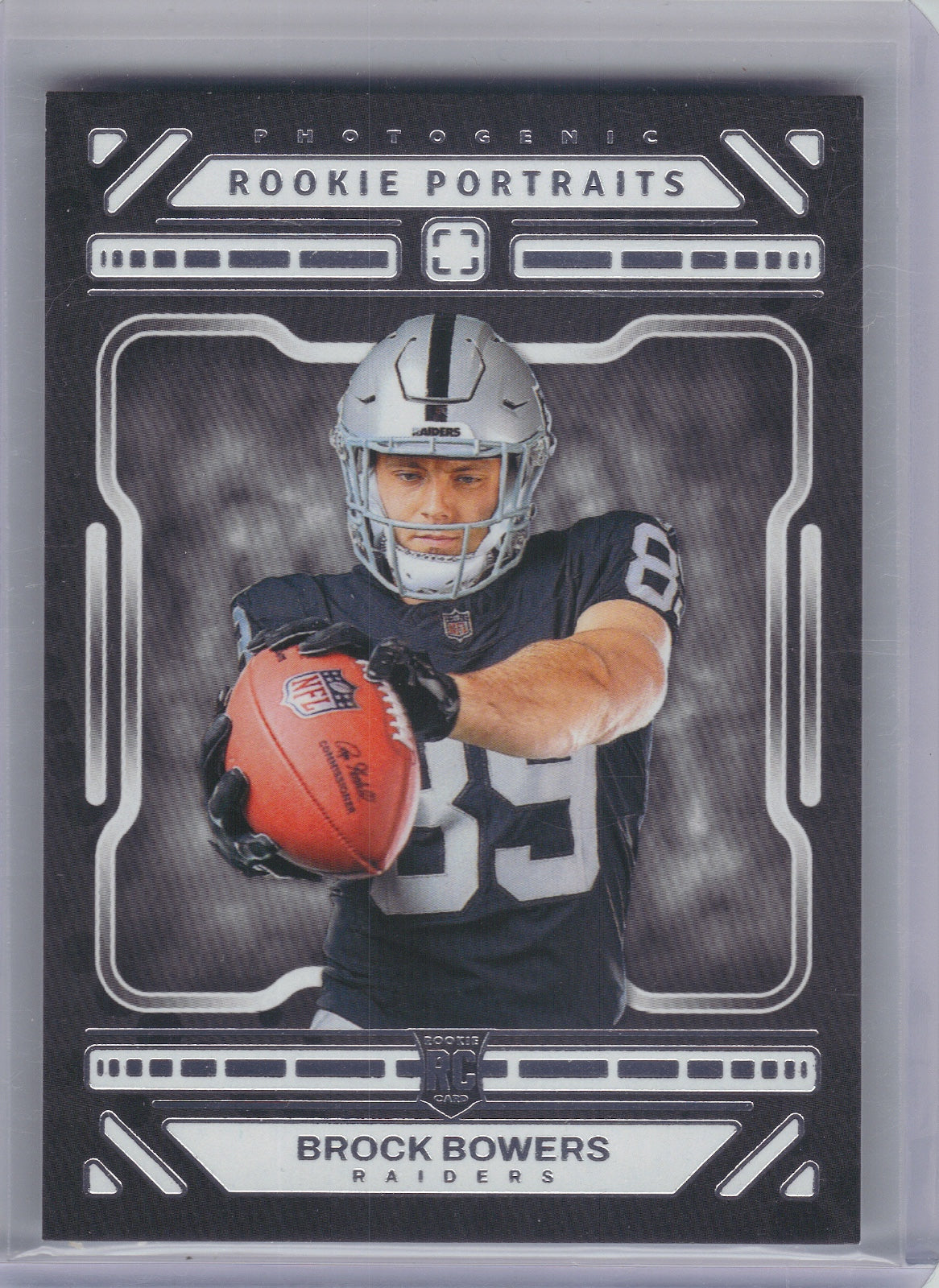 Brock Bowers Las Vegas Raiders 2024 Panini Photogenic #197 RC