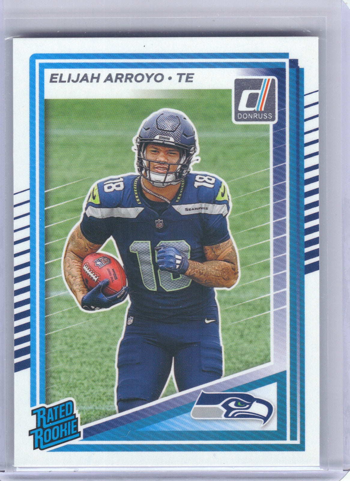 Elijah Arroyo Seattle Seahawks 2025 Donruss #317 RC