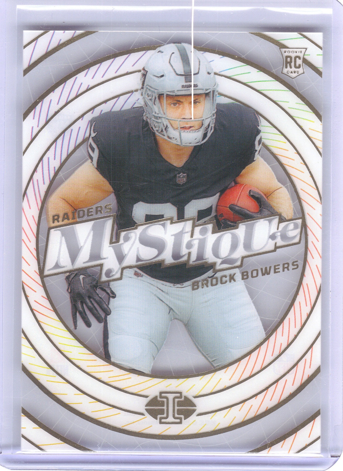 Brock Bowers Las Vegas Raiders 2024 Panini Illusions - Mystique #7