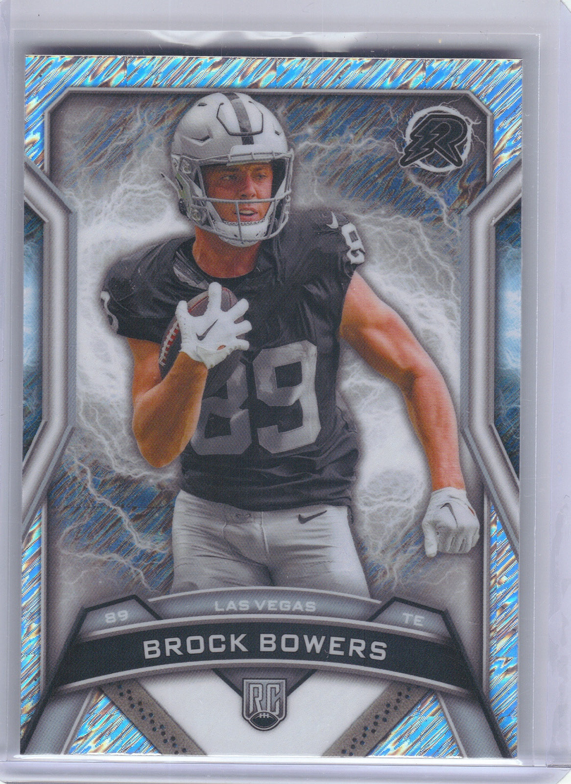 Brock Bowers Las Vegas Raiders 2024 Topps Resurgence - Silver Static #147