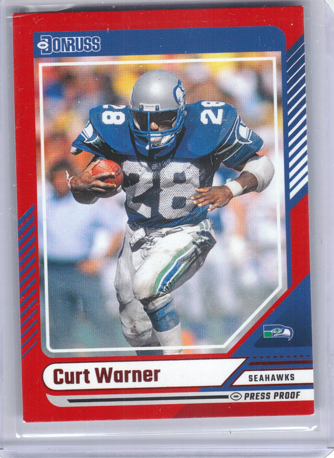 Curt Warner Seattle Seahawks 2024 Donruss - Press Proof Red #196