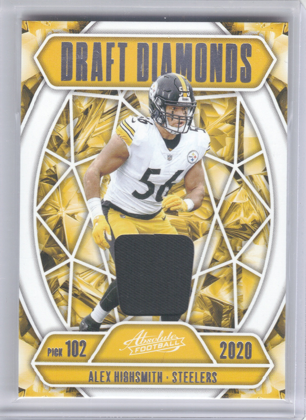 Alex Highsmith Steelers 2025 Panini Absolute - Draft Diamonds Jersey #DDJ-AHI