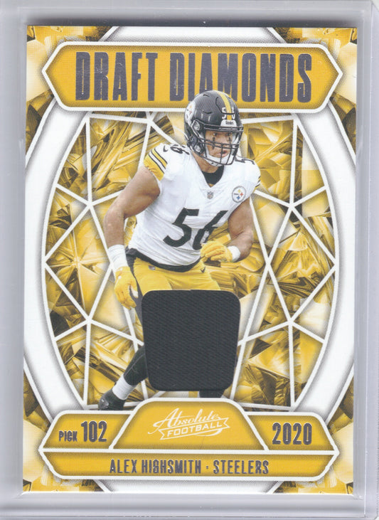 Alex Highsmith Steelers 2025 Panini Absolute - Draft Diamonds Jersey #DDJ-AHI
