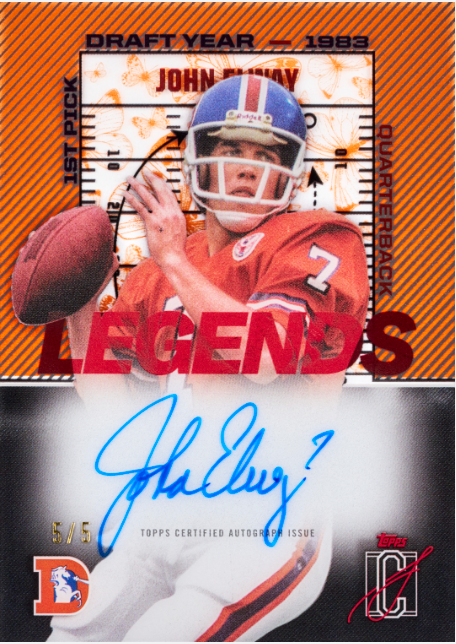 Legends Crystal Clear John Elway 5/5
