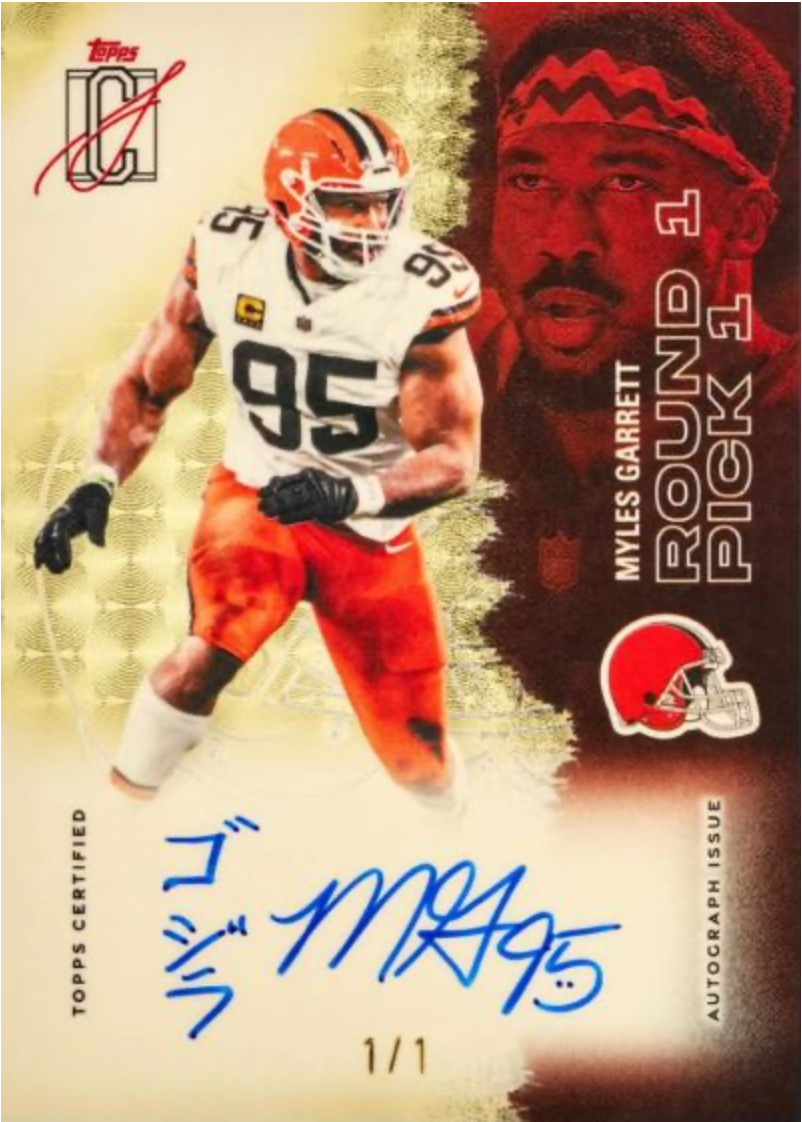 Veteran Class Chrome Auto Myles Garrett 1/1
